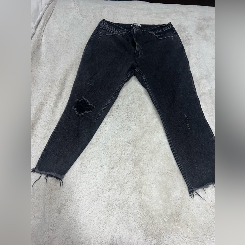 Abercrombie black curve love skinny high rise 33 SHORT (16)